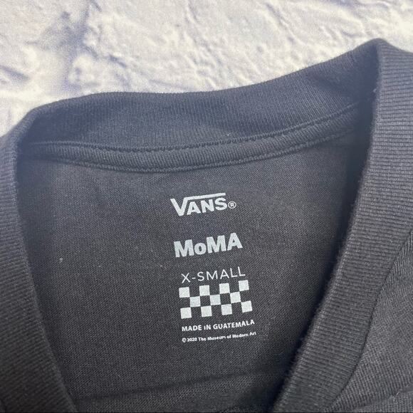 NEW Kandinsky "Vans x Moma" T-shirt in Black - Picture 4 of 8